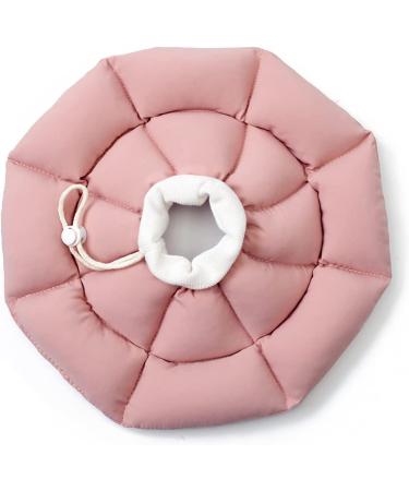 Cute Cat Cone Collar - Soft Polyester Padded Recovery Cone for Cats After Surgery, Anti-Lick Protection - Pink, Small - Buy Online on GoSupps.com