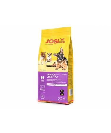 JosiDog Junior Sensitive (1 x 2.7 kg) | Puppy food for sensitive dogs from the 8th week | Well tolerated | Premium dry food for sensitive dogs in