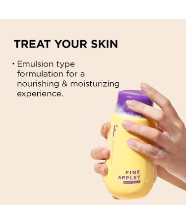 Pineappley Body Wash - Nourishing Daily Cleanser with Pineapple Extract Ceramide & LHA for Sensitive Skin - Hydrating & Soothing - 13.5 Fl oz - Buy Online on GoSupps.com