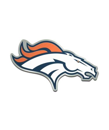 Denver WinCraft NFL Broncos Acrylic Metallic 3D Car Emblem Sticker in 8 x 8 cm
