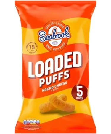 Seabrook loaded fries Puffs Rings Chips Crisps Bags - 4 x Mixed Bags (20 x Mini Chips Bags 16g) - Buy Online on GoSupps.com