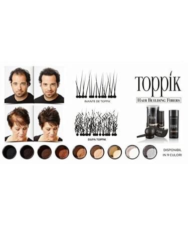 Buy 3 x TOPPIK 55g Hair Thickener - Dark Brown Hair Fibers | Special Offer for Loose Hair - Buy Online on GoSupps.com