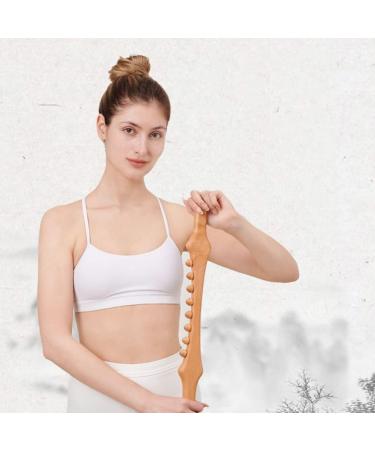 Osaladi Gua SHA Massage Tool - Wooden Reflexology Roller for Total Body Relief Abdominal & Neck Massage - Buy Online on GoSupps.com
