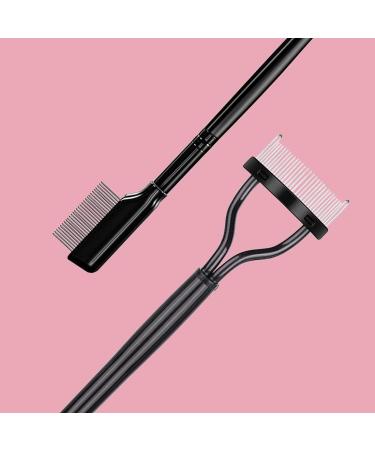 Eyelash Separator Comb Set - Metal Teeth Lash Brush for Makeup Mascara Application - Buy Online on GoSupps.com