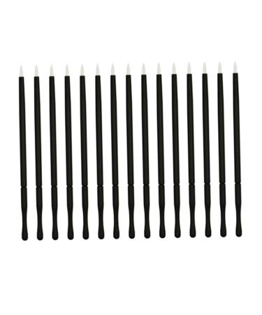 Housoutil 50pcs Makeup Eye Wands White Eye Makeup Tools Eyeliner Brush Disposable Liquid Eyeliner 10*0.5cm White