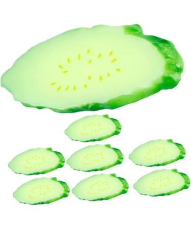 Alipis 40 Pcs Simulation Cucumber Slice Fake Vegetable Decorations Kids Artificial Lemons Lifelike Photo Props Kid Toy Greenery Decor Green Decorations Models Basket Pvc Child Food Play - Buy Online on GoSupps.com