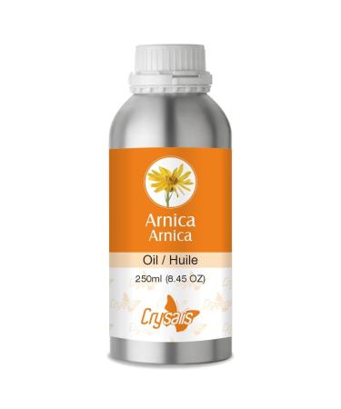 Crysalis Arnica Oil Cosmetic Grade (250 ml / 8.45 fl oz) - for DIY Skin and Hair Care Ideal for Massage Oils Serums Balms and Beauty Formulations