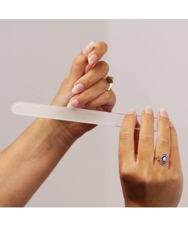 SBC Skincare Crystal Nail File Long Lasting Nail File With Felt Pouch - Buy Online on GoSupps.com