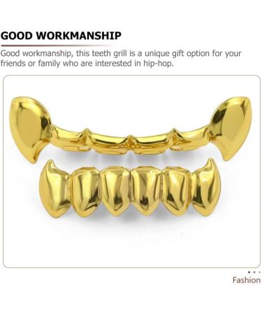 Buy Exceart Gold Tooth Cap - Hip-Hop Mouth Grills for Cosplay & Punk Style | Fast International Shipping - Buy Online on GoSupps.com