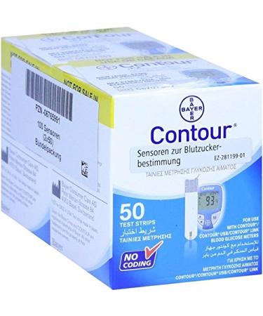 Contour sensors test strips 100 ST