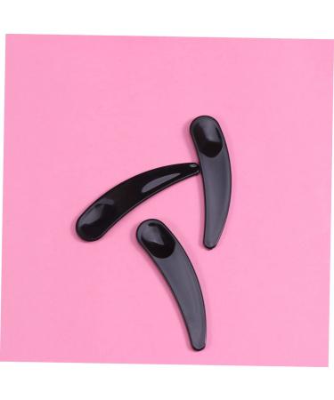 100pcs Black Cosmetic Cream Spoons - Eye Cream Applicators & Makeup Tools | Essential Beauty Accessories for Skincare - Buy Online on GoSupps.com