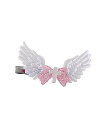 LAMDNL Girls Angel Wing Hair Clip Cute Bowknot/Heart s Hairpin Modern Hairs Barrette for All Ages Eye Catching Headwear