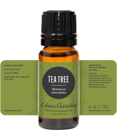 Edens Garden Tea Tree Essential Oil- 100% Pure Premium Grade Undiluted Natural Therapeutic Aromatherapy The Best for Diffuser Hair Humidifiers Kid Safe 10 ml (.33 fl oz) Tea Tree 0.33 Fl Oz (Pack of 1) - Buy Online on GoSupps.com