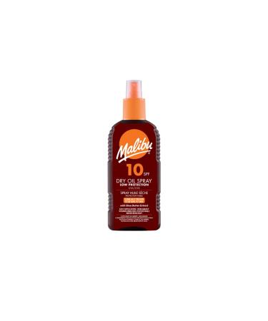 Malibu Dry Oil Spray High Protection Sun Lotion Spray 200ml (SPF10) SPF10 200 ml (Pack of 1)