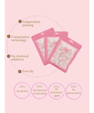 Buy Compressed Facial Cover Sheets - 100PCS Natural Cotton Moisturizer for DIY Skincare | International Shipping Available - Buy Online on GoSupps.com