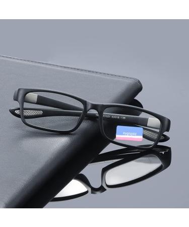 Eyglajdd TR90 Rectangle Two-Tone Reading Glasses - 3 Pack Gray-Blue-Red Blue Light Blocking 2.5x Reading Aid - International Shipping Available - Buy Online on GoSupps.com