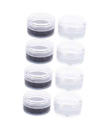 Angoily 8 Pcs Cosmetic Wax Watercolor Paint Colored Eyeliner Matte Facial Wax Paint The Face Liquid Eyeliner 4X4X2CMx4pcs Black Whitex4pcs