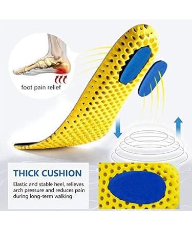 XINIFOOT 6 Pairs Men's Breathable Shoe Insoles for Work Shoes, Sneakers, Boots | US 8-12 - Buy Online on GoSupps.com
