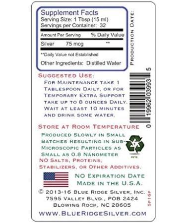 Buy 5 ppm Colloidal Silver 16 oz - Natural Immune Support Supplement | International Shipping Available - Buy Online on GoSupps.com