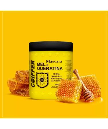 Dalie Coiffer Honey & Keratin Mask - 17.63 oz | Deep Restoration for Damaged Hair | International Shipping Available - Buy Online on GoSupps.com