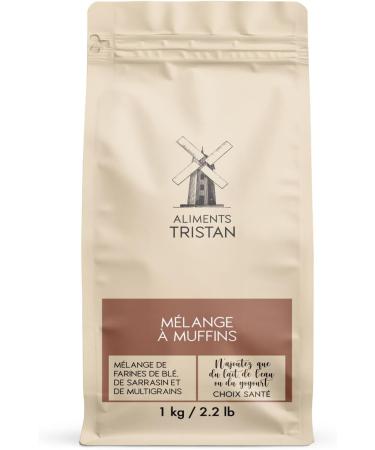 Aliments Tristan Instant Muffin Mix for Blueberry Banana Chocolate Chip Protein and Healthy Breakfasts Pastries or Desserts No Artificial Flavors or Colors Made in Canada 1000g - Buy Online on GoSupps.com