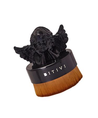 Housoutil 1pc Foundation Brush Honey Brows Hair Accessories Skull Portable Shadows Brush Portable Brush Beauty Supplies Mini Powder Brush Makeup Plastic Cosmetic No Trace Brush