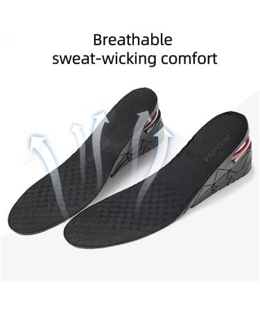 Height Increase Insoles - 4-Layer 3 Inch Air Cushion Shoe Inserts for Men & Women | Elevate Your Height Comfortably - Buy Online on GoSupps.com
