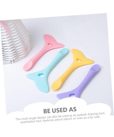 Healeved Eyeliner Assistant Helper 10 Pcs Eyeliner Silicone Tool Makeup Aids Tool Molde De Para Resina Eyelash Spoon Miss mediumx5pcs Assorted Colorx5pcs - Buy Online on GoSupps.com