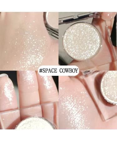Shimmer Glitter Eyeshadow Palette - High Pigmented Sparkling Eye Shadows with Bling Korean Foil - COSMIC - Buy Online on GoSupps.com