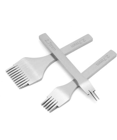 Premium Leather Chisel Tools - 2 5 & 10 Teeth for Easy Leather Piercing | International Shipping Available - Buy Online on GoSupps.com