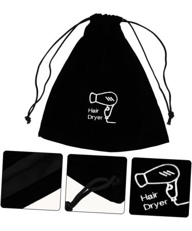 PLAFOPE Flannel Hair Dryer Bag Blow Dryer Hair Dryer Organizer Makeup Brush Bag Travel Beam Port Hair Curler - Buy Online on GoSupps.com