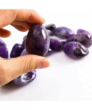 Natural Crystals and Stones 300g 15mm-20mm Natural Dream Amethyst Tumbled Stone Rough Gravel Crystals for Decoration kaixun - Buy Online on GoSupps.com