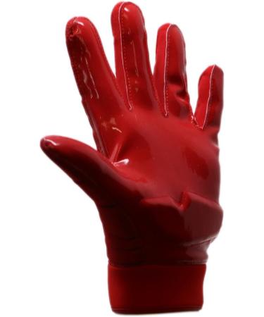 BARNETT FKG-03 Red High Level Linebacker Football Gloves for LB RB TE | International Shipping Available - Buy Online on GoSupps.com