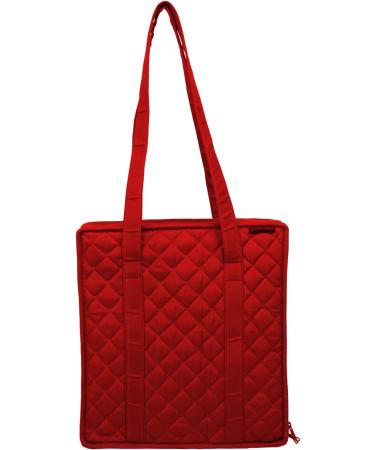 Yazzii Supreme Craft Organizer - Portable Multipurpose Storage Tote Bag (Red) for Quilting, Patchwork, Embroidery, Needlework, Papercraft & Beading - Buy Online on GoSupps.com