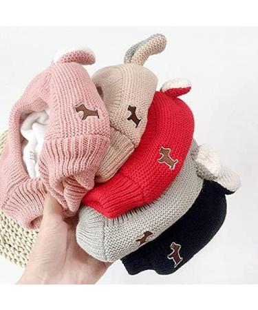 YAMEE Dog Winter Hats for Large Dogs Small Dog Hat Dog Ear Muffs Noise Protection Dog Knitted Hat Holiday Outdoor Walking Essential Clothing Matching (Small Pink) Small Pink - Buy Online on GoSupps.com