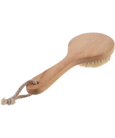 Fayrimi Long-Handled Bristle Detox Body Brush with Wooden Handle | Exfoliating & Cleansing - Buy Online on GoSupps.com