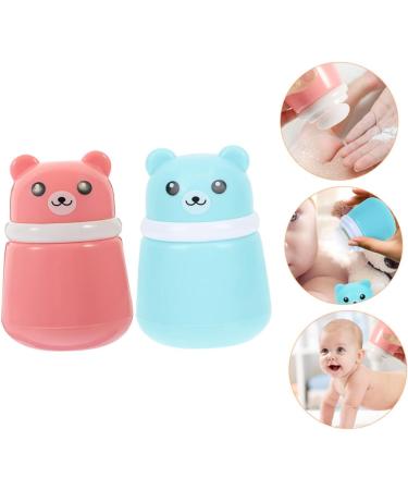 SOLUSTRE 2pcs Puff Box Loose Powder Containers - Travel Dispenser & Body Powder Holder - Buy Online on GoSupps.com