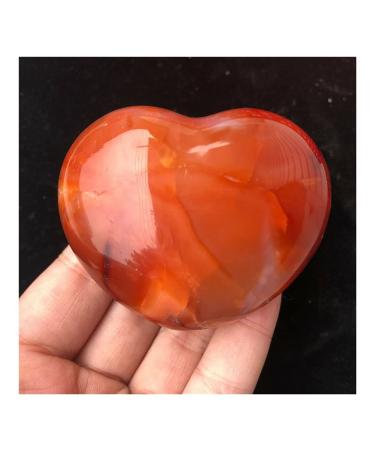 Gorgeous Rare Carnelian Geode Quartz Agate Heart Polished Specimen Natural Stones and Minerals Rated 5.0/5 Based on 1 Crafts (Color : Red Size : 6cm) ningxiao (Color : Rojo Size : 4cm) 4cm Red