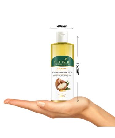 Biotique Argan Oil from Morocco 200ml - Nourishing Hair Oil - Buy Online on GoSupps.com