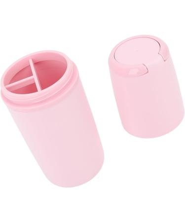 Versatile Toothbrush Holder & Toothpaste Storage Travel Case - Lightweight & Portable for Business & Outdoor - Pinkish - Buy Online on GoSupps.com