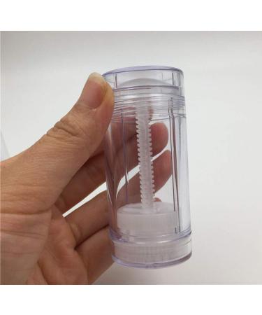 5 Pack 1 Oz Clear Twist-up Deodorant Containers - DIY Travel Size Lip Balm Tubes - Buy Online on GoSupps.com