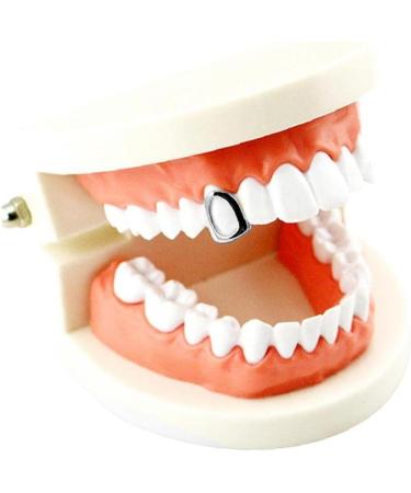 Buy 1 Piece Shiny Hip-Hop Rapper Mouth Cap | Copper Hollow False Teeth for Cosplay Party | International Shipping Available - Buy Online on GoSupps.com