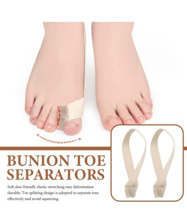 Bunion Wraps 2Pcs Big Toe Separators Brace Hallux Valgus Splints for Bending Toe - Size 40-45 | Effective Relief for Hallux Valgus, Hammer Toe, and Turf Toe - Buy Online on GoSupps.com