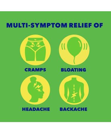 Midol Complete Caffeine Free Menstrual Pain Relief Caplets - 24 Count Pack - Buy Online on GoSupps.com