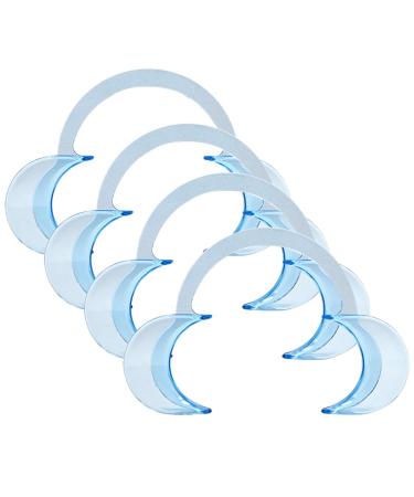 PSOWQ 4 pieces C-shape Mouth opener dental C-shape mouth opener mouth angle holder mouth opener challenge cheek holder for oral examination treatment tooth whitening