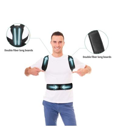 Back Brace Posture Corrector Posture Corrector for Women & Men Upper Back Brace Shoulder and Adjustable Back Support Brace Posture Belt for Women Men & Teenagers for Shoulder & Back(Suitable 35-43'') - Buy Online on GoSupps.com