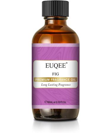 EUQEE Fig Fragrance Oil 60ml - Premium Grade Aromatherapy Essential Oil for Diffusers and DIY Candle Making - Buy Online on GoSupps.com