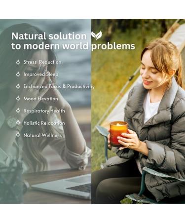 Citronella Stress Relief Candle - 8.5 oz | Natural Coconut Wax | Ideal Gifts for Men & Women | Summer & Yoga Relaxation - Buy Online on GoSupps.com