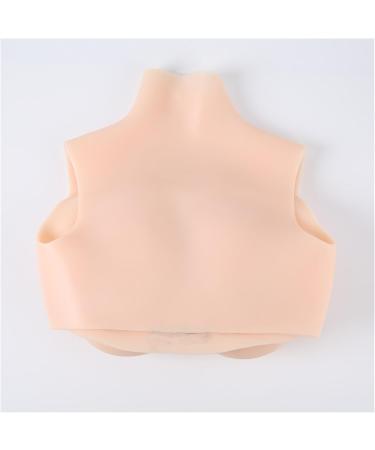 Knobco High Collar Half Length Realistic Silicone Breast Forms - Mastectomy & Cosplay Enhancers - White Skin - Size G (1525g) - Perfect for Halloween Christmas Weddings - Buy Online on GoSupps.com