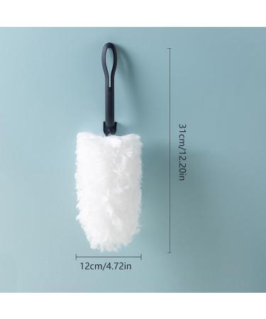 Fovolat Ceiling Fan Duster Portable Washable Duster | Household Cleaning Supplies Electrostatic Duster Feather Brush with 10 Replacement Heads for Window Furniture - Buy Online on GoSupps.com